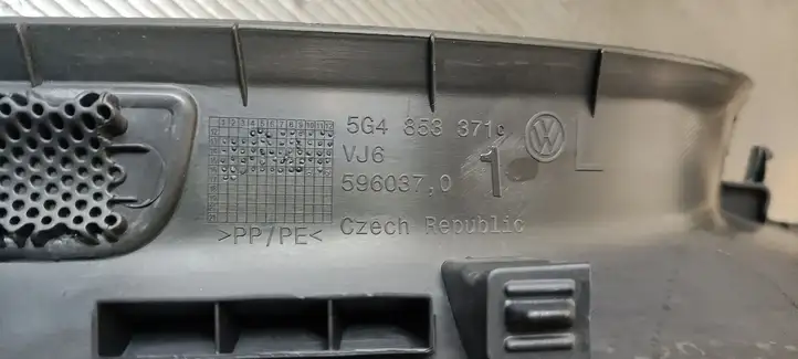 Volkswagen Golf VII (2013 - 2019) 5G4853371 Внутренняя отделка переднего порога — фото 2