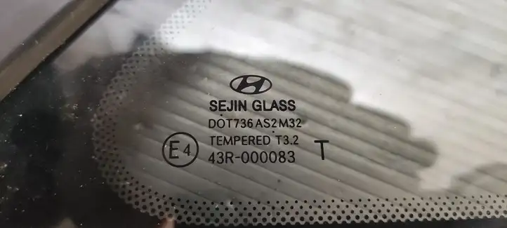 Hyundai i30 (2012 - 2015) 43R000083 Заднее боковое стекло — фото 3