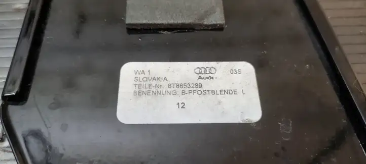 Audi A5 8T 8F (2011 - 2016) 8T8853289 Накладка стекла передней двери — фото 2