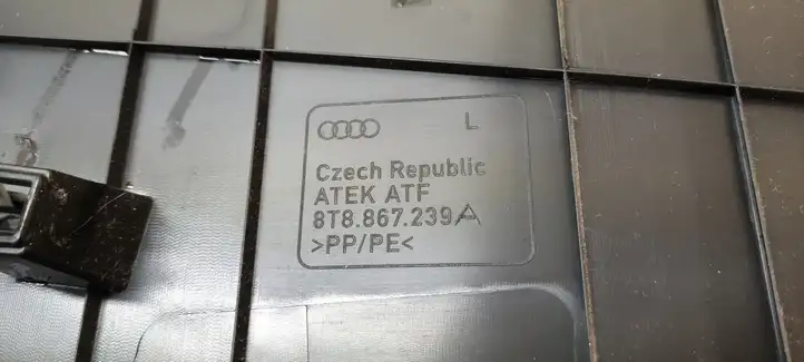 Audi A5 8T 8F (2011 - 2016) 8T8867239A Нижняя обшивка стойки B — фото 2