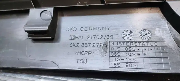 Audi A5 8T 8F (2011 - 2016) 8K2867272D Внутренняя отделка переднего порога — фото 3