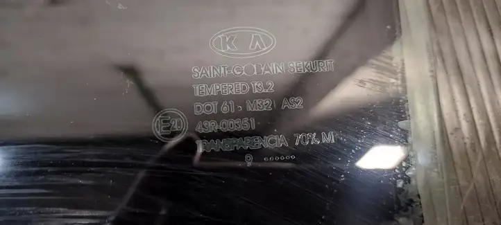 Kia Ceed (2010 - 2012) 43R00351 Стекло задней двери — фото 2