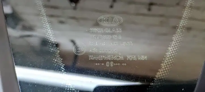 Kia Ceed (2010 - 2012) 43R000090 Заднее боковое стекло — фото 3