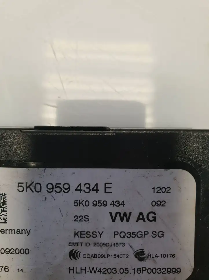 Volkswagen Jetta VI (2011 - 2018) 5K0959434E Блок бесключевого доступа — фото 2