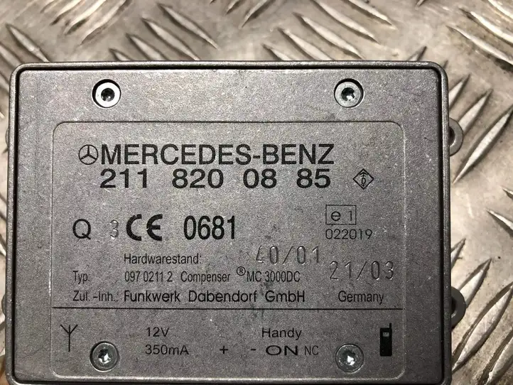 Mercedes-Benz E W211 (2002 - 2009) 2118200885 Антенна Bluetooth — фото 2