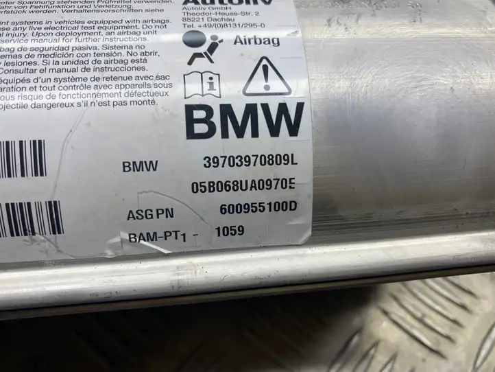 BMW 5 E60 E61 (2004 - 2010) 39703970809L Подушка безопасности пассажира — фото 2