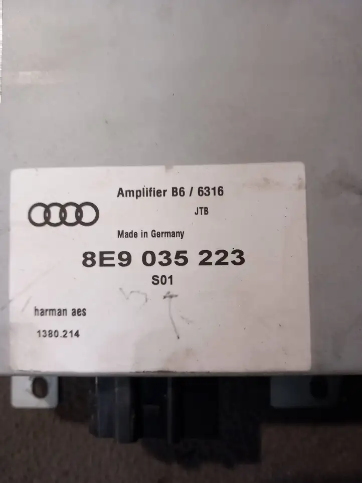 Audi A4 S4 B6 8E 8H (2000 - 2006) 8E9035223 Усилитель звука — фото 2