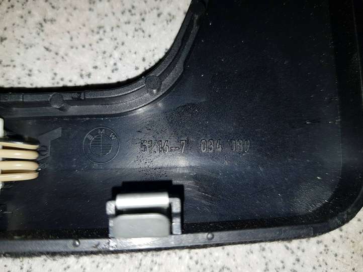 BMW 5 E60 E61 (2004 - 2010)  51167034089 Рамка рычага переключения передач