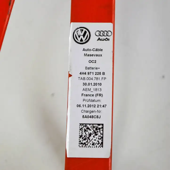 Audi A8 S8 D4 4H (2010 - 2014) 4H4971225B Плюсовой провод аккумулятора — фото 6