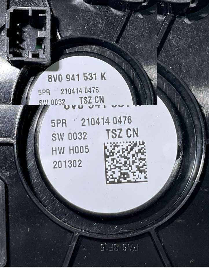 Audi A3/S3 8V (2012 - 2016)  8V0941531K Включатель фонарей