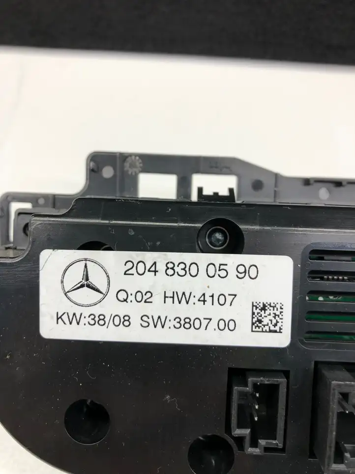 Mercedes-Benz C W204 (2007 - 2014) 2048300590 Блок управления климат-контролем — фото 2