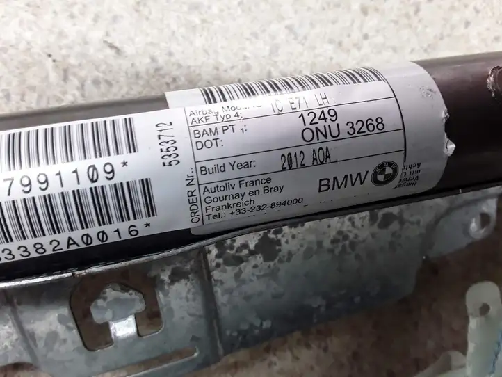 BMW X6 E71 (2008 - 2014) 5353712 Боковая подушка безопасности шторка — фото 2