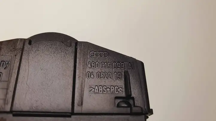 Audi A6 S6 C5 4B (2001 - 2004) 4B0919093A Включатель регулировки освещения панели — фото 4