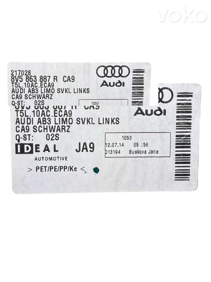 Audi A3/S3 8V (2012 - 2016)  8V5863887R Боковая панель