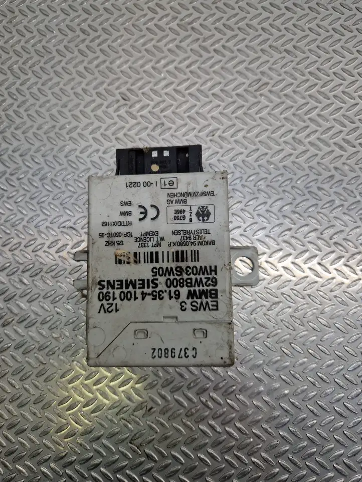 BMW 3 E46 (1998 - 2005) 61354100190 Блок иммобилайзера — фото 1
