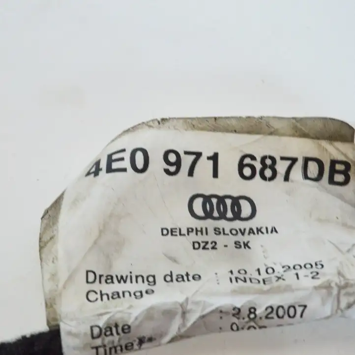 Audi A8 S8 D3 4E (2005 - 2007) 4E0971687DB Прочая электропроводка — фото 3