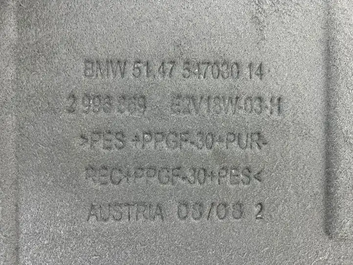 BMW 1 E82 E88 (2007 - 2014) 54703014 Коврик багажника — фото 4