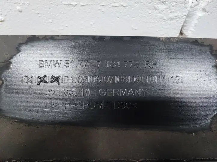 BMW 5 F10 F11 (2009 - 2016) 51777184774 Порог кузова — фото 7