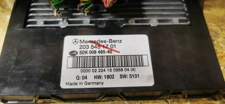 Mercedes-Benz C W203 (2000 - 2007)  2035451701 Блок управления SAM