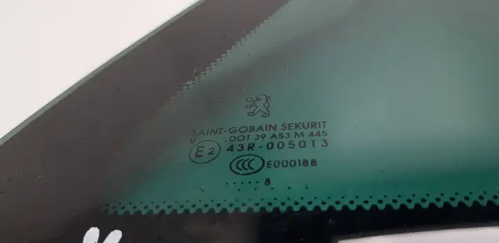 Peugeot 407 (2004 - 2011) 43R005013 Заднее боковое стекло — фото 2