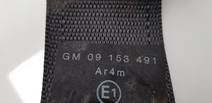 Opel Astra G (1998 - 2004) 09153491 Задний ремень безопасности — фото 3
