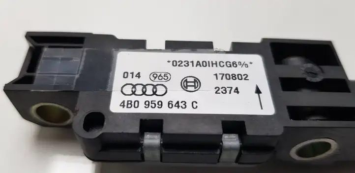 Audi A6 S6 C5 4B (2001 - 2004) 4B0959643C Датчик удара SRS — фото 4