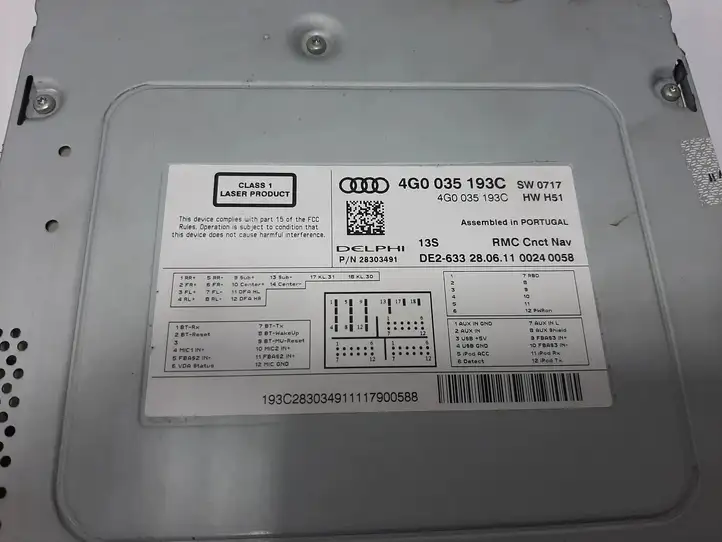 Audi A6 C7 (2011 - 2014) 4G0035193C Магнитола / мультимедийная система — фото 3