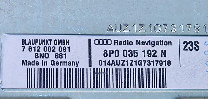 Audi A3/S3 8P (2004 - 2008) 8P0035192N Магнитола / мультимедийная система — фото 3