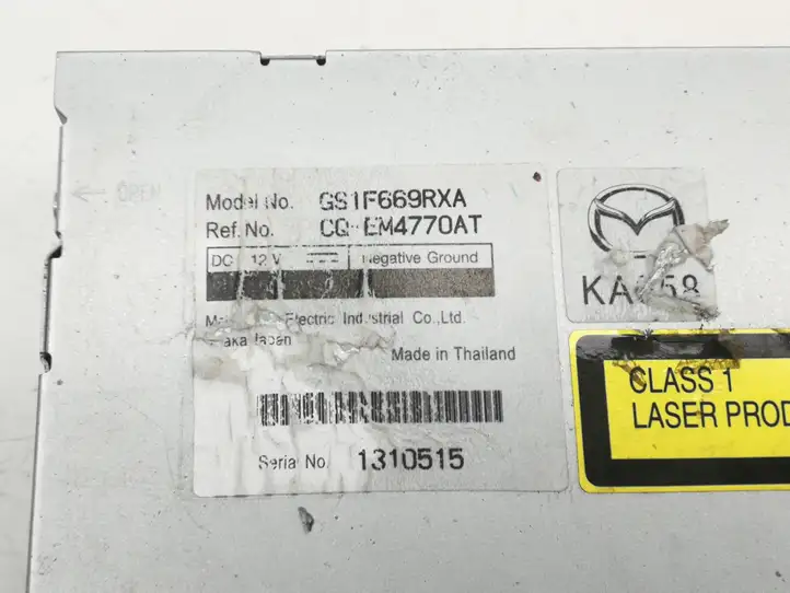 Mazda 6 (2009 - 2012) GS1F669RXA Магнитола / мультимедийная система — фото 4