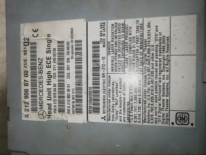 Mercedes-Benz E A207 (2010 - 2017) A2128700489 Магнитола / мультимедийная система — фото 8