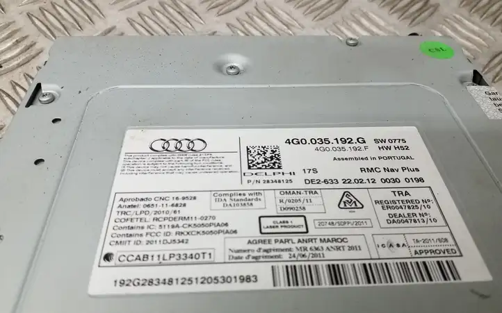 Audi A7 S7 4G (2010 - 2014) 4G0035192G Магнитола / мультимедийная система — фото 2