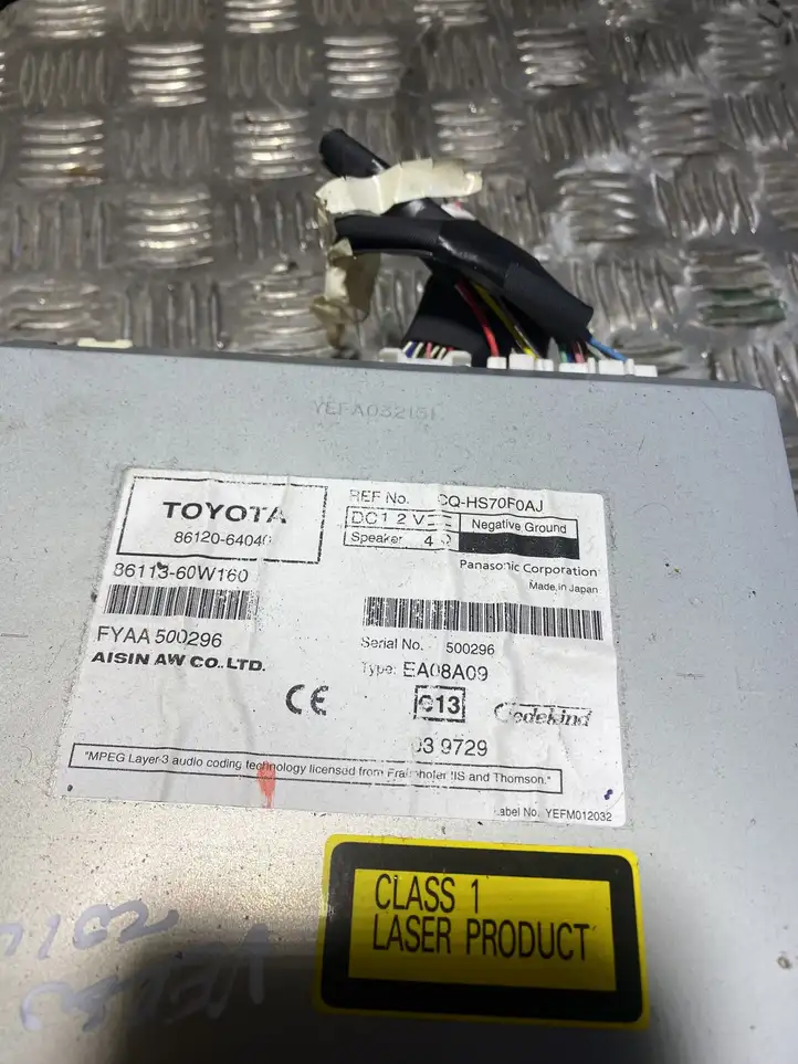 Toyota Verso (2009 - 2012) 8612064040 Магнитола / мультимедийная система — фото 3