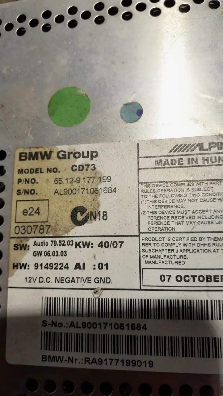 BMW 3 E90 E91 (2005 - 2012) 9149224 Магнитола / мультимедийная система — фото 3