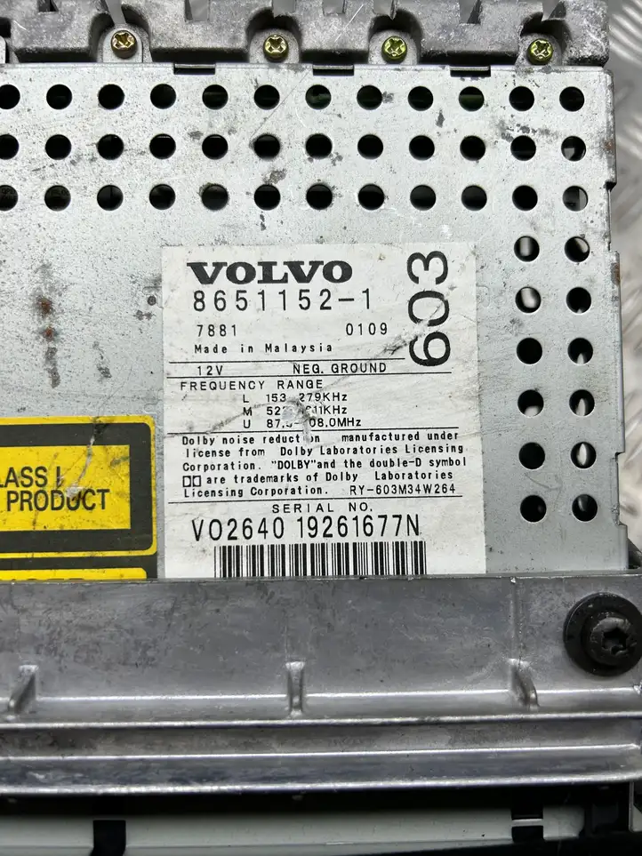 Volvo S60 (2000 - 2004) 86511521 Магнитола / мультимедийная система — фото 2