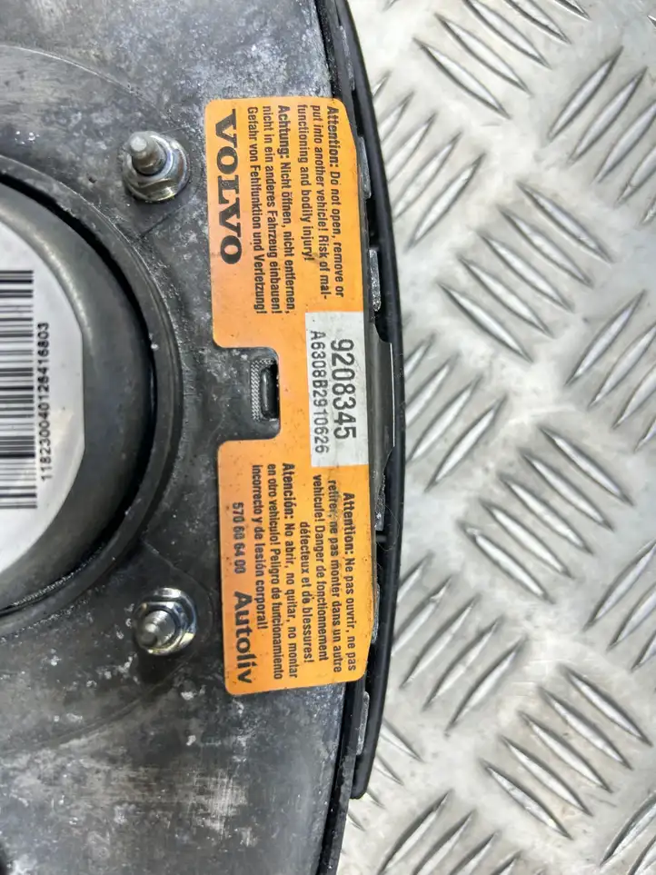 Volvo S60 (2000 - 2004) 9208345 Подушка безопасности руля — фото 2