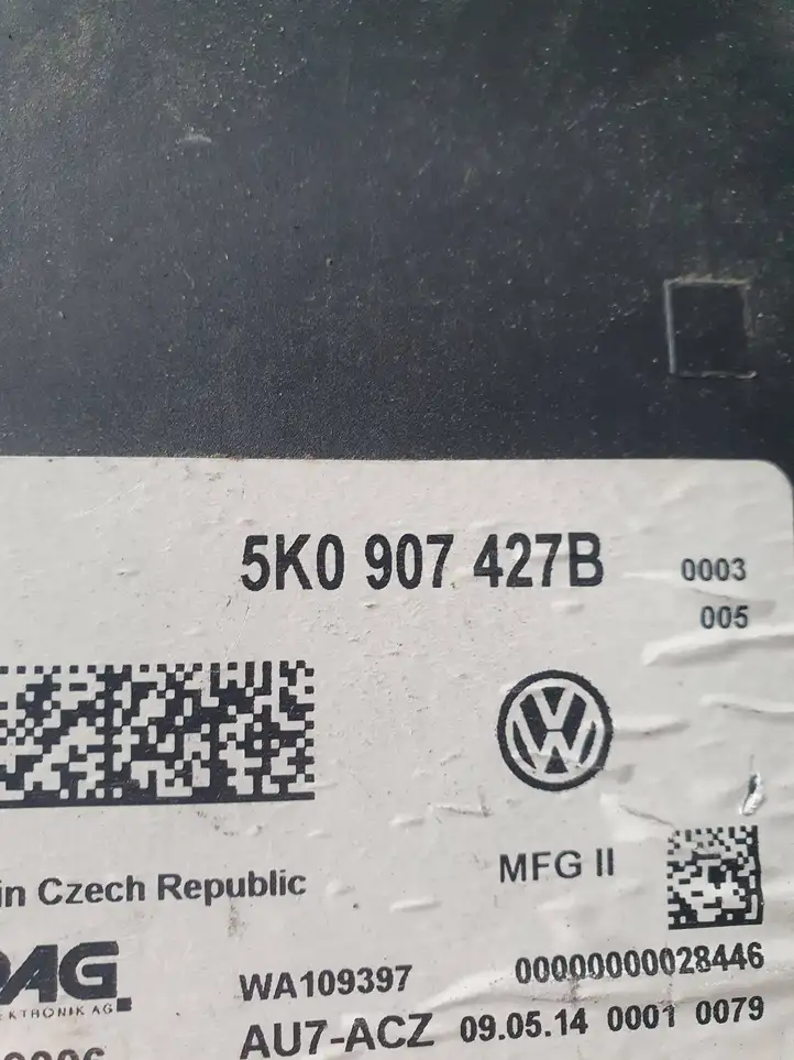 Volkswagen Touran II (2010 - 2016) 5K0907427B Модуль комфорта — фото 2