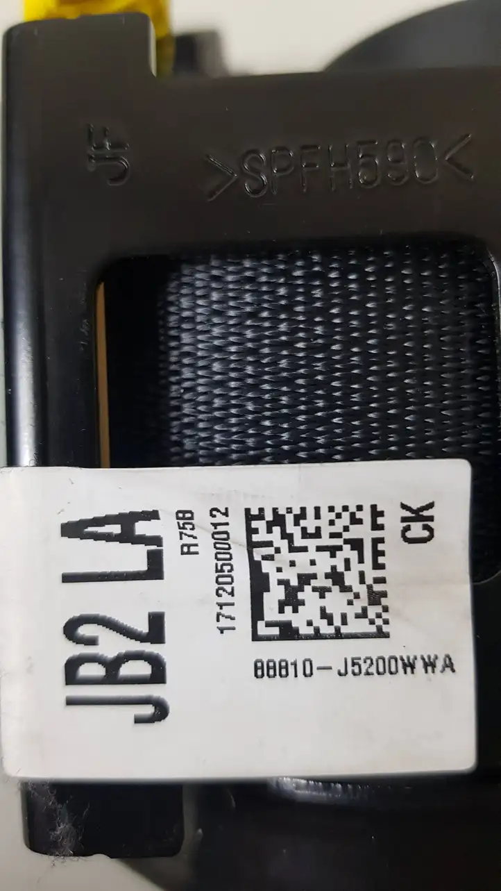 Kia Stinger (2017 - ) 88810J5200WWA Передний ремень безопасности — фото 2
