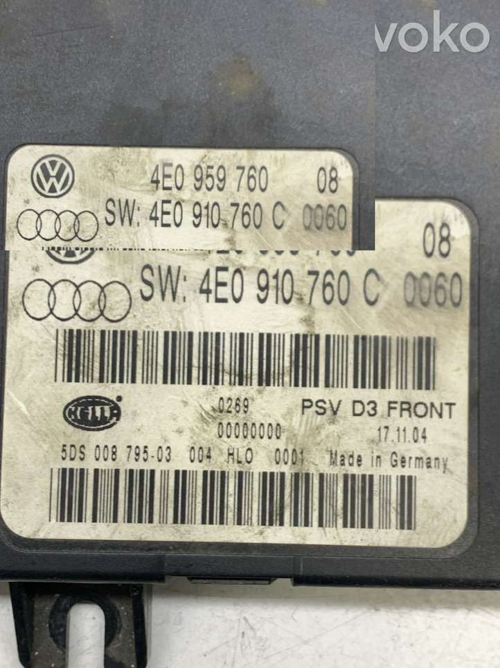 Audi A8 (2002 - 2005)  4E0959760  Моторчик сиденья