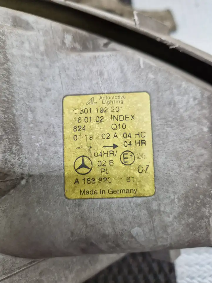 Mercedes-Benz A W168 (1997 - 2004) 0301192201 Передняя фара — фото 2