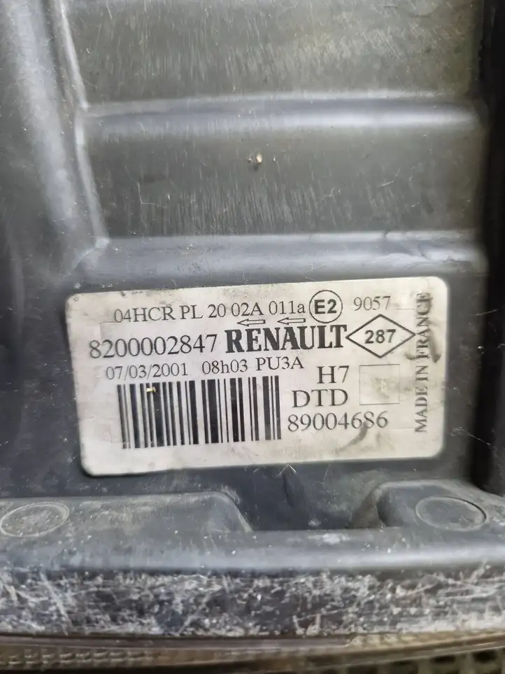 Renault Laguna II (2001 - 2005) 8200002847 Передняя фара — фото 2