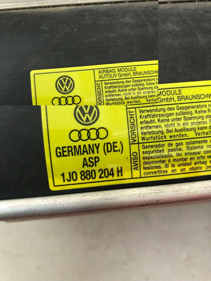 Volkswagen Golf IV (1998 - 2005)  1J0880204H Подушка безопастности пассажира