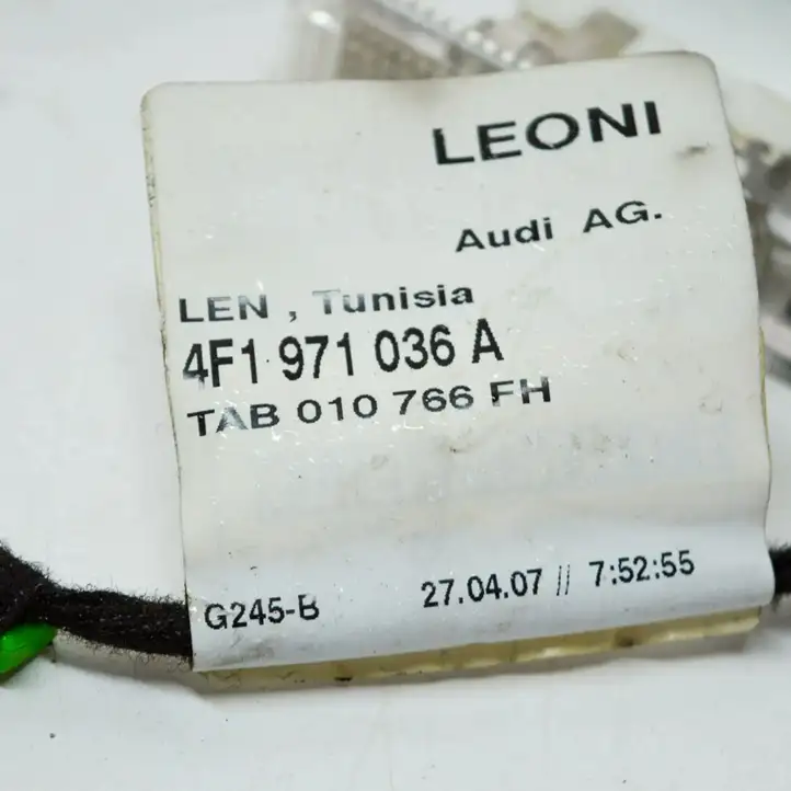 Audi A6 S6 C6 4F (2004 - 2008) 4F1971036A Проводка передней двери — фото 3