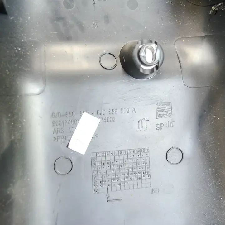 Seat Ibiza IV (6J,6P) (2008 - 2017) 6J0858559A Обшивка рулевой колонки — фото 5