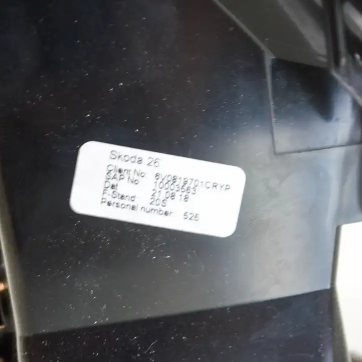 Skoda Fabia Mk3 (NJ) (2015 - 2021) 6V0819701C Воздушная решетка панели — фото 5