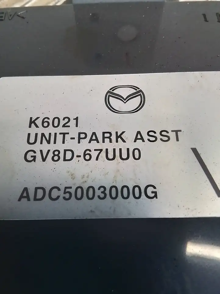 Mazda 6 (2009 - 2012) GV8D67UU0 Блок управления парктроником — фото 4