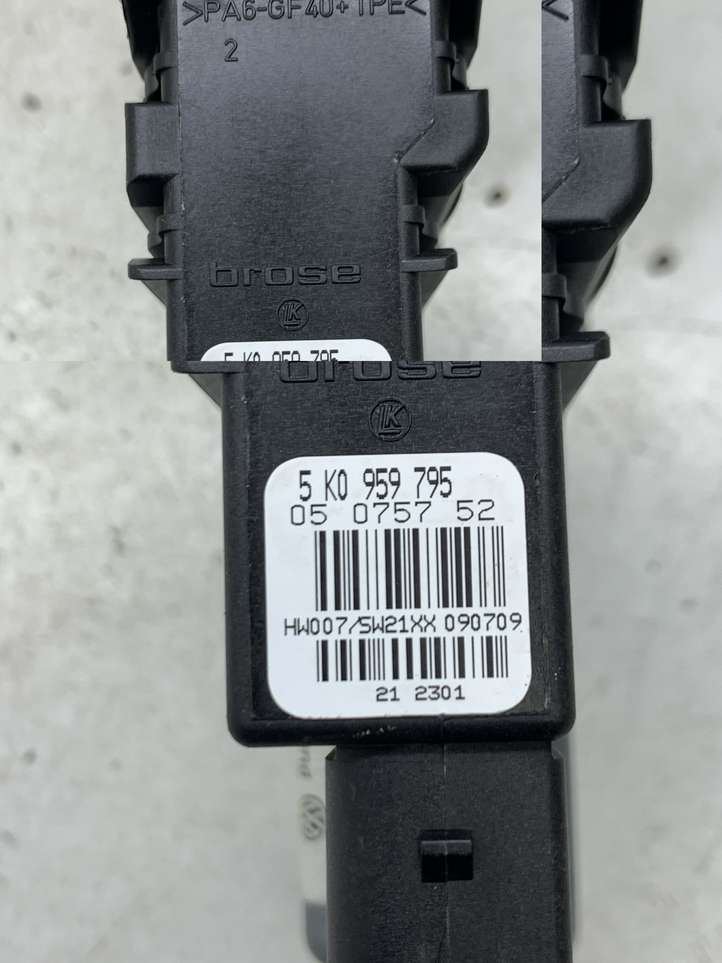 Volkswagen Golf VI (2009 - 2013)  5K0959704C Механизм подъема окон задней двери
