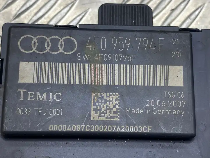 Audi A6 S6 C6 4F (2004 - 2008) 4F0959794F Блок управления дверью — фото 2