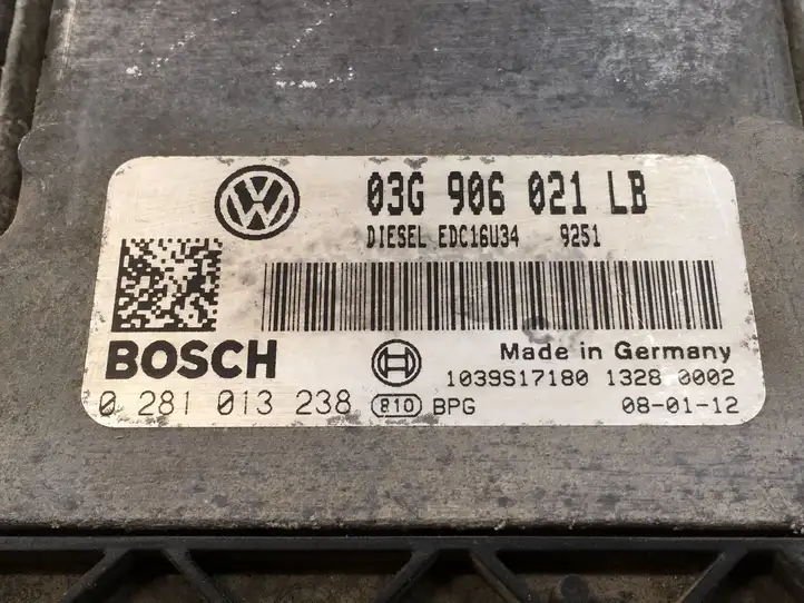 Volkswagen PASSAT B6 (2005 - 2010) 03G906021LB Блок управления двигателем (ЭБУ) — фото 2