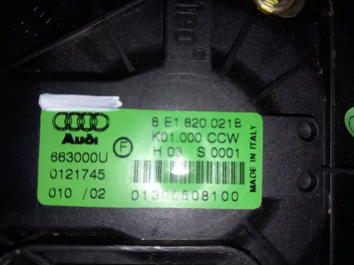 Audi A4 S4 B6 8E 8H (2000 - 2006) 8E1820021B Вентилятор печки — фото 2