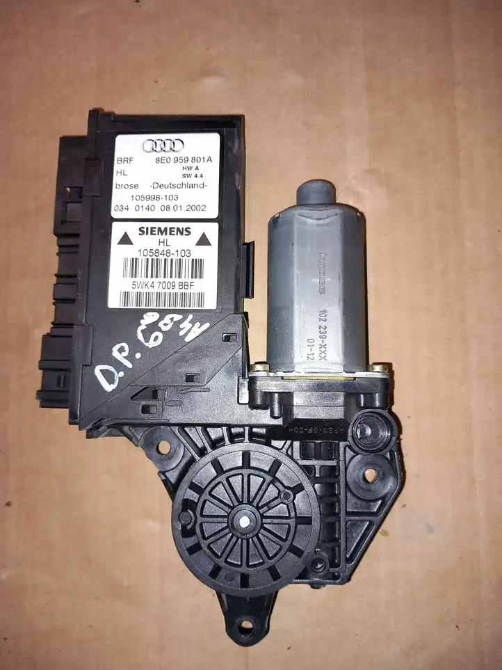 Audi A4 S4 B6 8E 8H (2000 - 2006) 8E0959801A Стеклоподъемник задней двери — фото 2